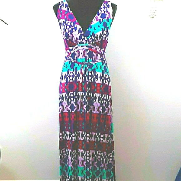 Charlotte Russe Dresses & Skirts - Charlotte Russe BoHo Maxi Flowing Dress  L